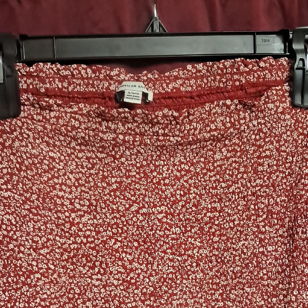 American Eagle Outfitters Red Floral Women's Skirt